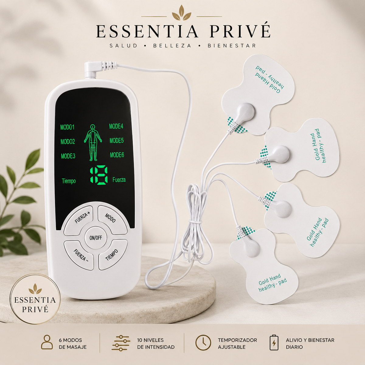 Electroestimulador EMS/TENS Essentia Privé
